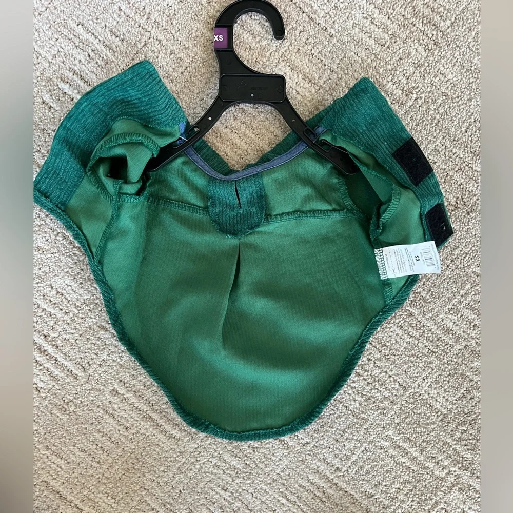 NWT - YOULY the hipster Pet‎ Shirt - Size XXS - Green